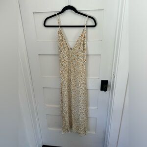 Reformation floral midi dress